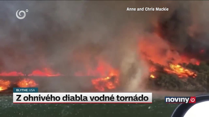 Z ohnivého diabla vodné tornádo