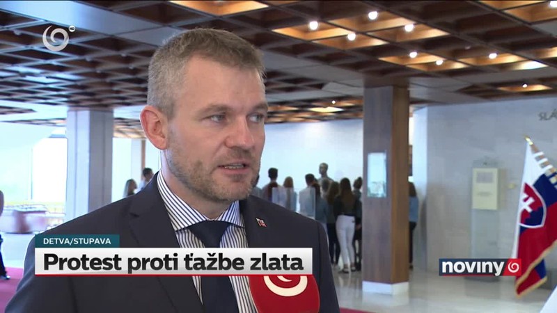 Protest proti ťažbe zlata