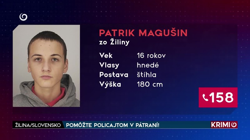 POMÔŽTE POLICAJTOM V PÁTRANÍ!