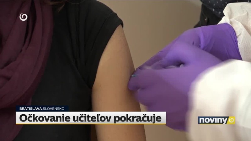 Očkovanie učiteľov pokračuje