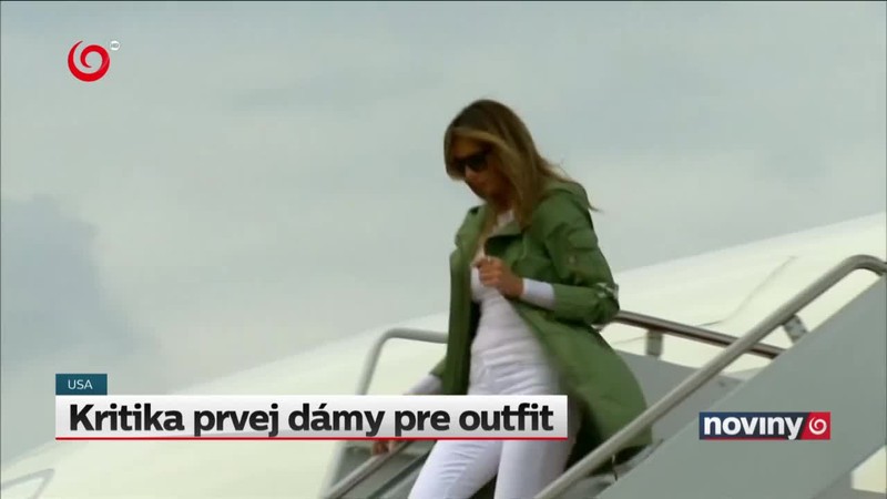Kritika prvej dámy pre outfit