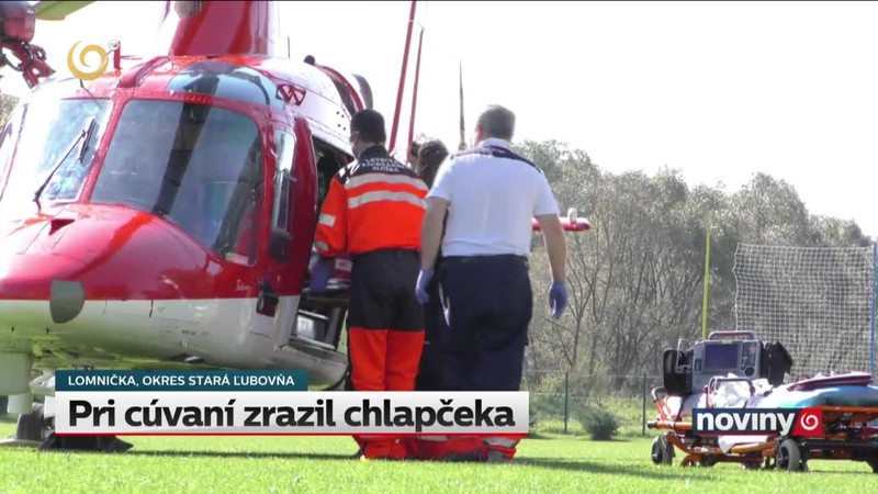 Pri cúvaní zrazil chlapčeka