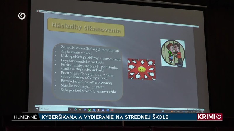 KYBERŠIKANA A VYDIERANIE NA STREDNEJ ŠKOLE