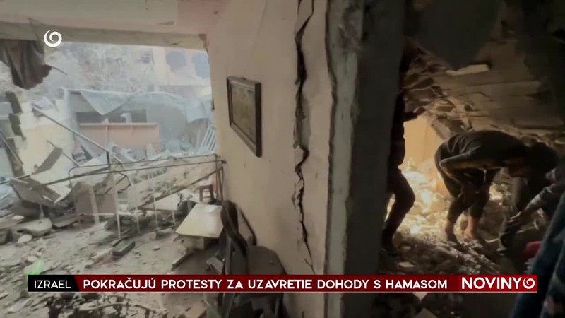 POKRAČUJÚ PROTESTY ZA UZAVRETIE DOHODY S HAMASOM