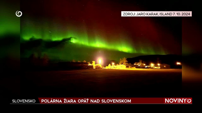 POLÁRNA ŽIARA OPÄŤ NAD SLOVENSKOM