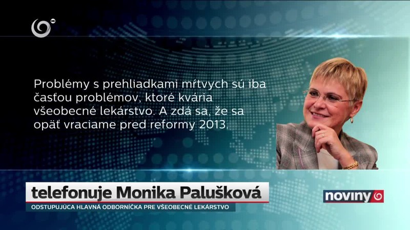 Hlavná odborníčka odstupuje