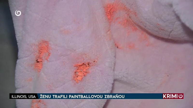 ŽENU TRAFILI PAINTBALLOVOU ZBRAŇOU