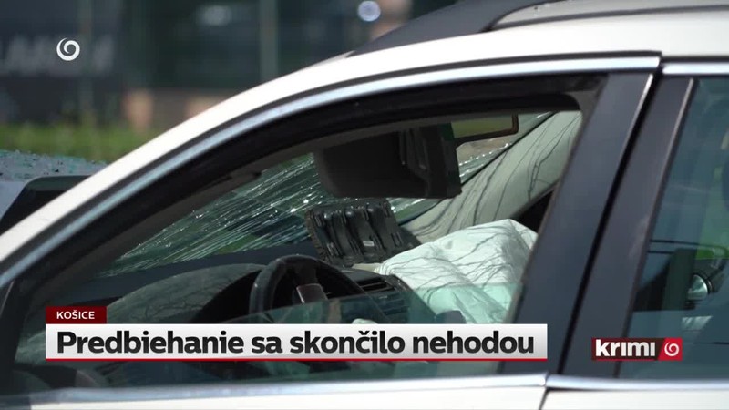 Predbiehanie sa skončilo nehodou