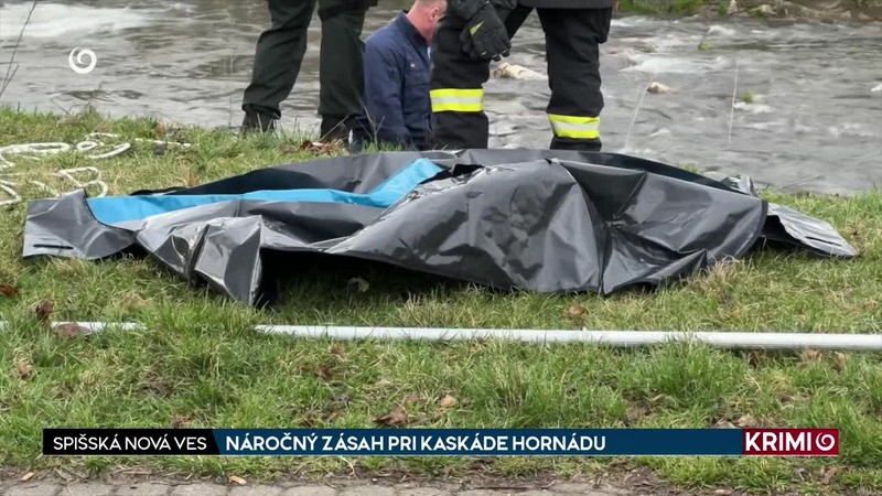 NÁROČNÝ ZÁSAH PRI KASKÁDE HORNÁDU