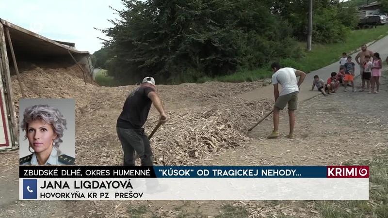 "KÚSOK" OD TRAGICKEJ NEHODY...