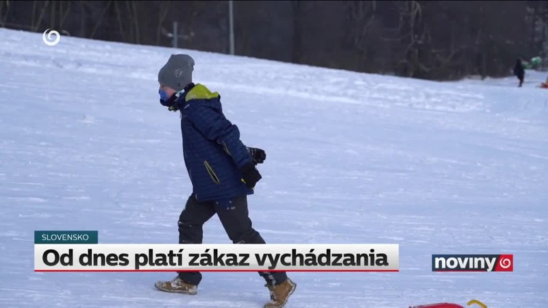 Od dnes platí zákaz vychádzania