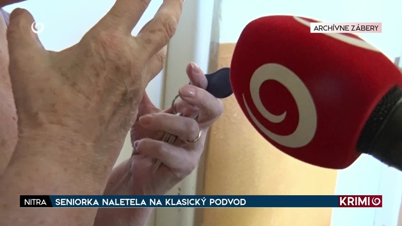 SENIORKA NALETELA NA KLASICKÝ PODVOD