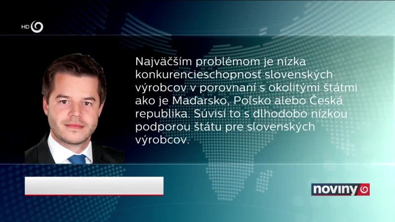 Málo našich výrobkov na pultoch