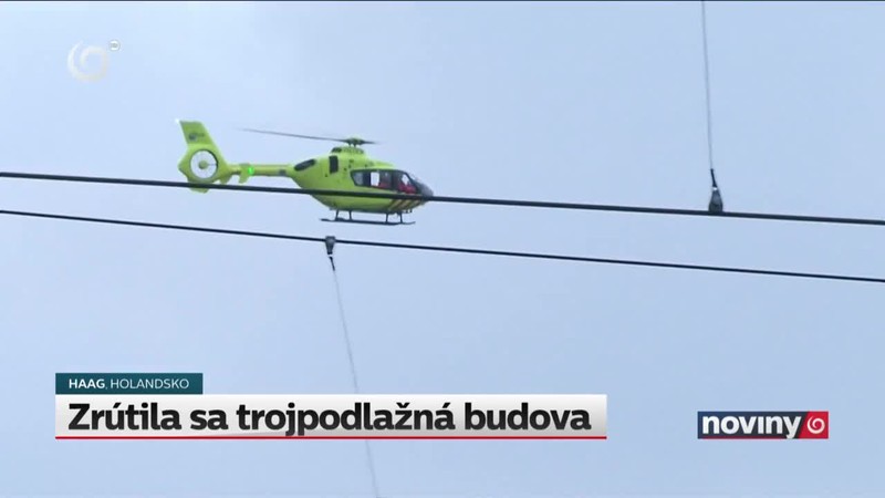 Zrútila sa trojpodlažná budova