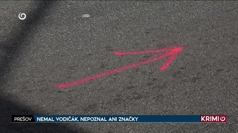 NEMAL VODIČÁK, NEPOZNAL ANI ZNAČKY