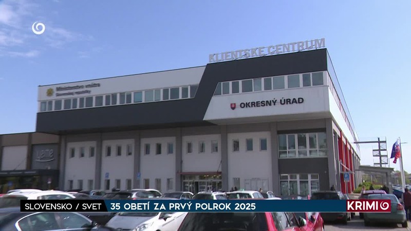 35 OBETÍ ZA PRVÝ POLROK 2025
