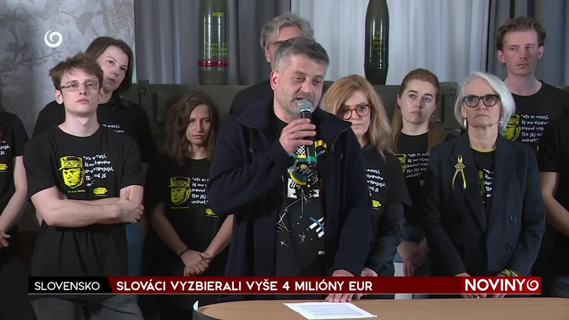 SLOVÁCI VYZBIERALI VYŠE 4 MILIÓNY EUR
