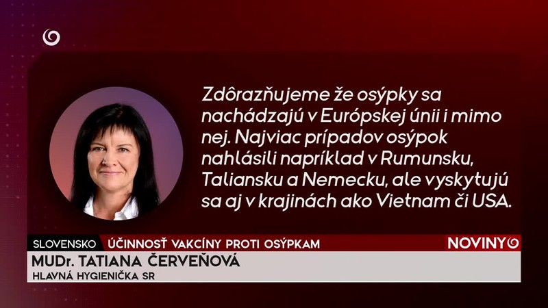 ÚČINNOSŤ VAKCÍNY PROTI OSÝPKAM