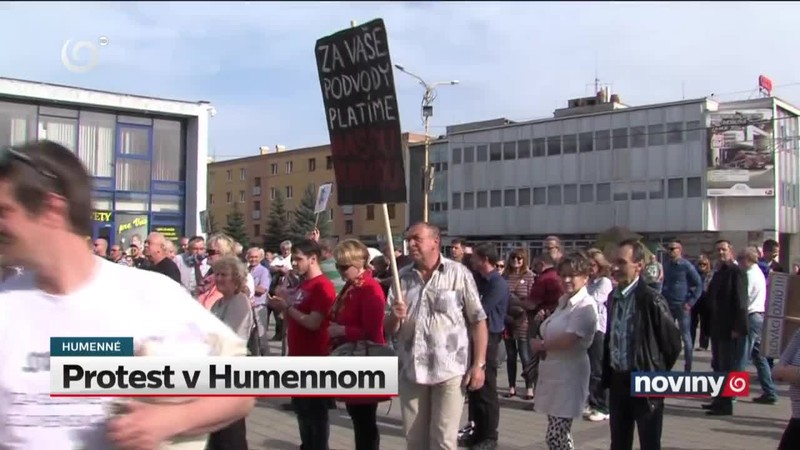 Protest v Humennom