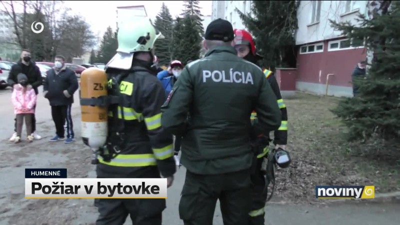 Požiar v bytovke