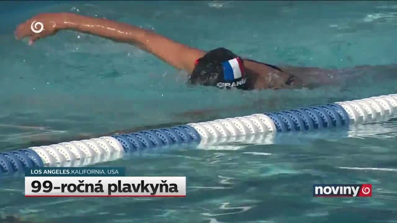 99-ročná plavkyňa