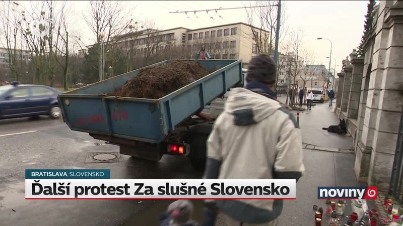 Ďalší protest Za slušné Slovensko