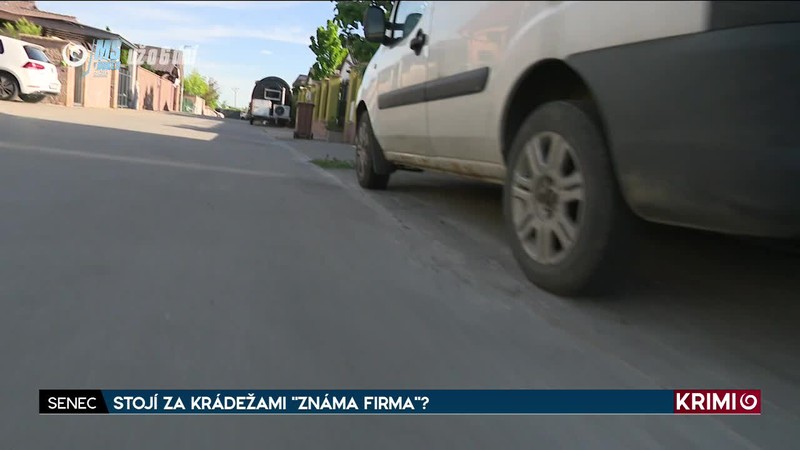 STOJÍ ZA KRÁDEŽAMI "ZNÁMA FIRMA"?