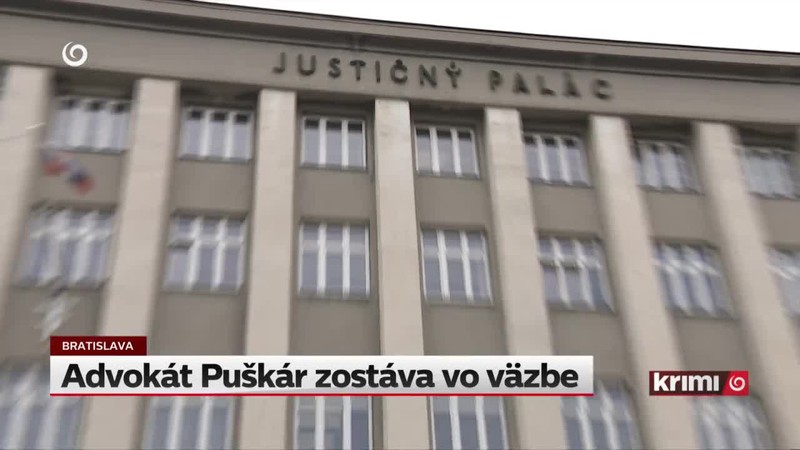 Advokát Puškár zostáva vo väzbe