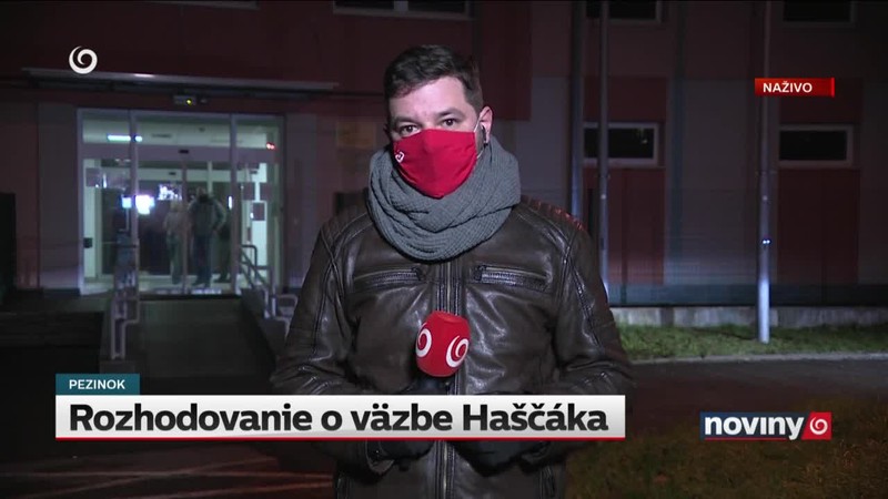 Rozhodovanie o väzbe Haščáka