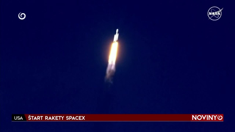 ŠTART RAKETY SPACEX