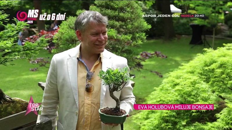 EVA HOLUBOVÁ MILUJE BONSAJE