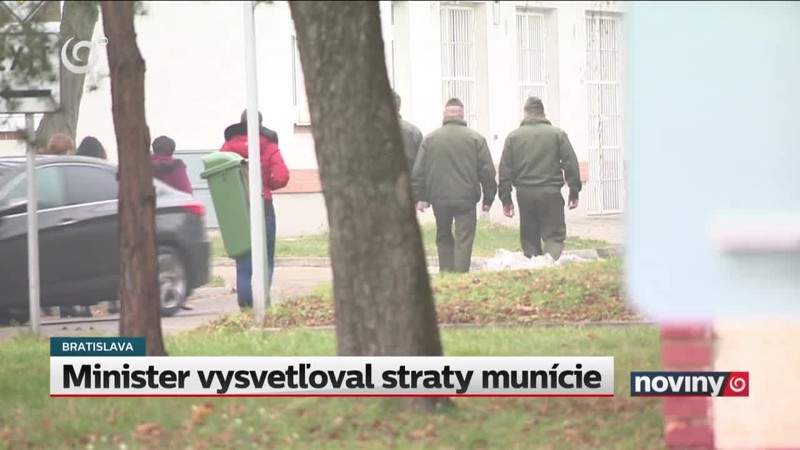 Minister vysvetľoval straty munície