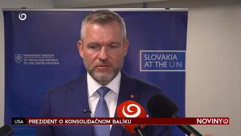 PREZIDENT O KONSOLIDAČNOM BALÍKU