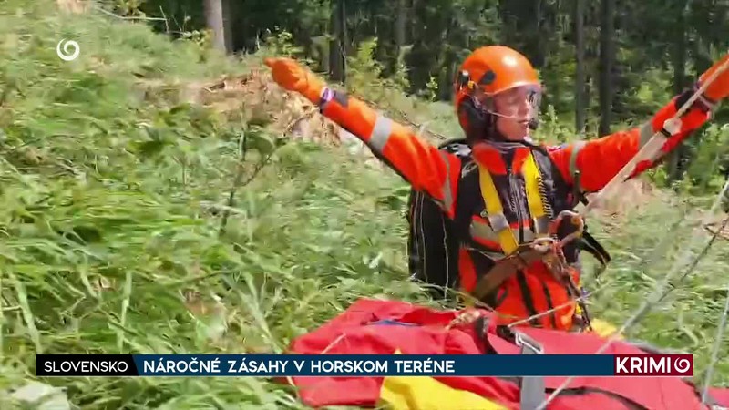 NÁROČNÉ ZÁSAHY V HORSKOM TERÉNE