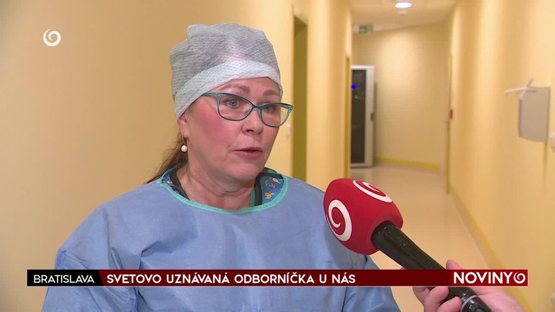 SVETOVO UZNÁVANÁ ODBORNÍČKA U NÁS