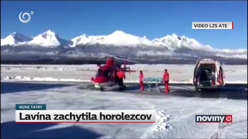 Lavína zachytila horolezcov
