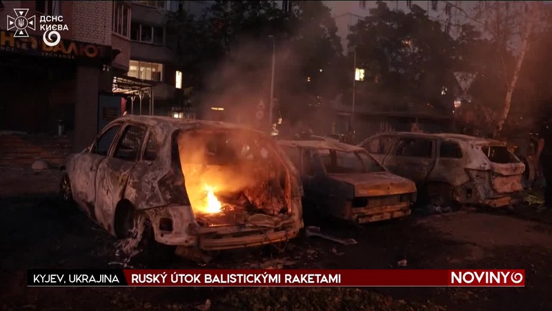 RUSKÝ ÚTOK BALISTICKÝMI RAKETAMI