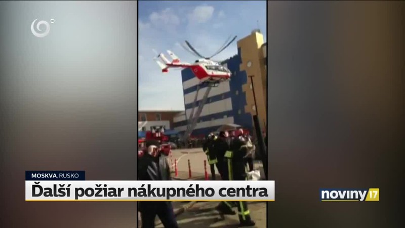 Ďalší požiar nákupného centra