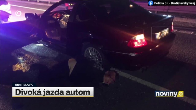 Divoká jazda autom