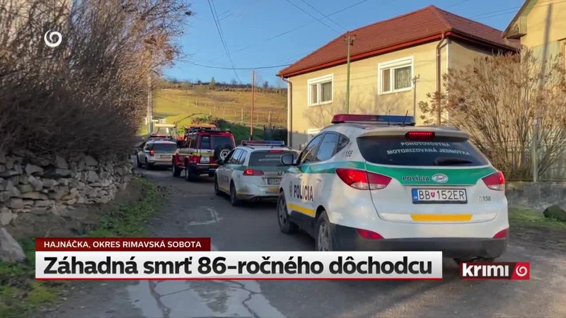 Záhadná smrť 86-ročného dôchodcu