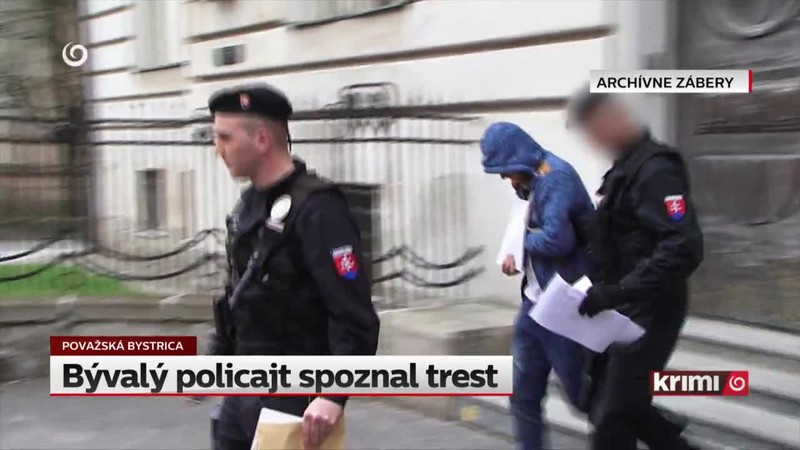 Bývalý policajt spoznal trest