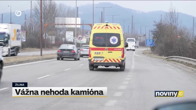 Vážna nehoda kamióna