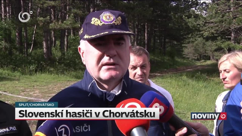 Slovenskí hasiči v Chorvátsku