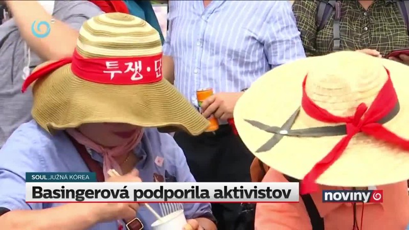 Basingerová podporila aktivistov