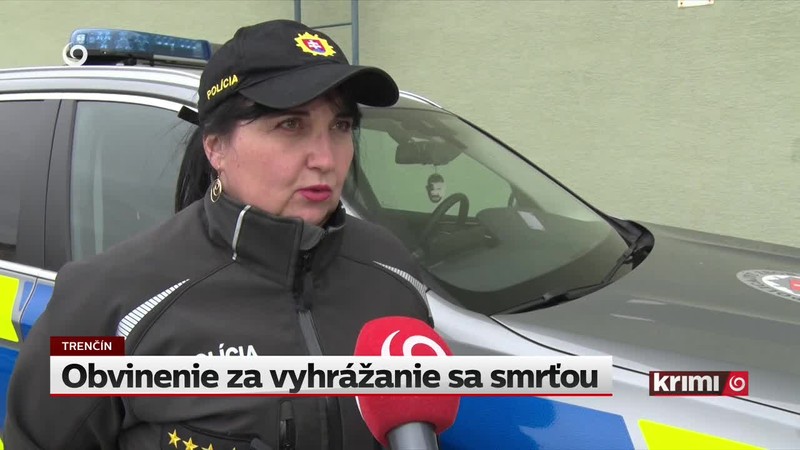 Obvinenie za vyhrážanie sa smrťou