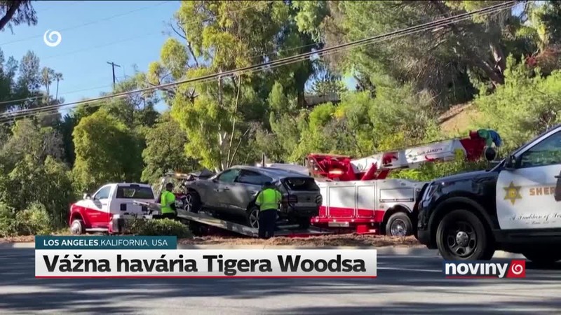 Vážna havária Tigera Woodsa