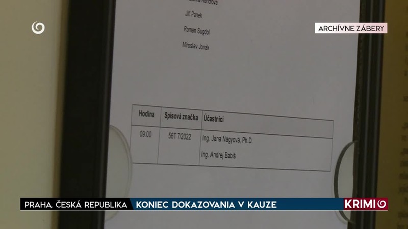 KONIEC DOKAZOVANIA V KAUZE