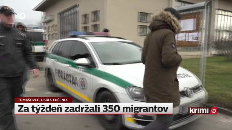 Za týždeň zadržali 350 migrantov