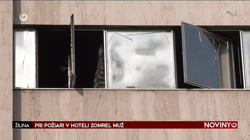 PRI POŽIARI V HOTELI ZOMREL MUŽ