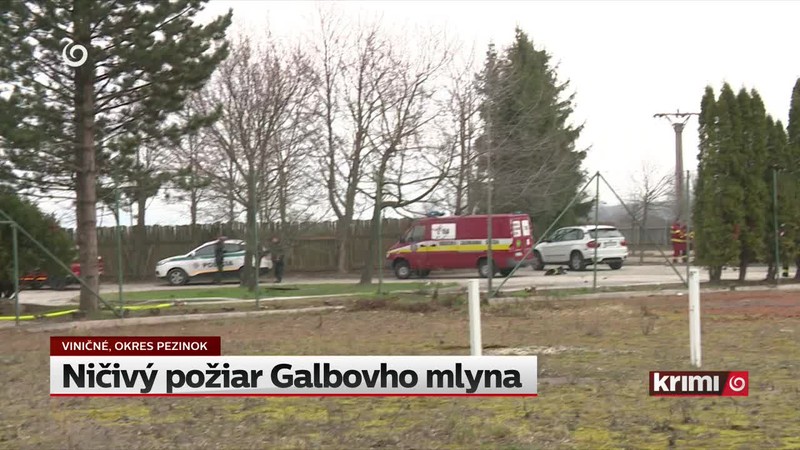 Ničivý požiar Galbovho mlyna